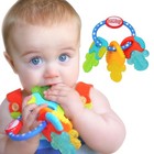 Ice Gel Teether Keys - Colorful Silicone Baby Teethers For Sore Gums Relief