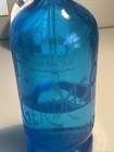 Vintage Antique Blue Glass Seltzer Soda  Gervascone-francesco  Spritzer Perugia