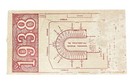 Antique 1938 Army Navy Game Football Ticket Stub Early Vintage Pennsylvania