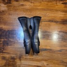 Clarks Collection Wms Flats Slip-on Shoes Sz 8 5 Black Leather Office Comfort   