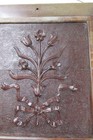 Ornate Antique Pediment Hand Carved 1800 s 13-3 4  Tall X 11  Wide On Outside