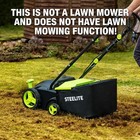 Steelite 13  12 Amp 2-in-1 Electric Lawn Dethatcher And Scarifier With 8-gal Bag