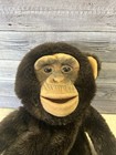 Vintage Puppet Monkey Chimp Child   s Play Hanging Klutch-on Talking Squeaks 1983