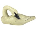 Antique Carved Wood Swan Detailed Accent Piece Ships Within 1 Business Day