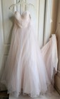 David s Bridal Wedding Dress Style Wg3802 In The Color Whisper  Size 10 