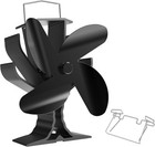 Wood Stove Fan fan With Hook gas Wood Burner Stove Fireplace Tent Camping Access