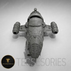 2 Firefly Serenity Ships 6in Grey 3d Printed Sci-fi Display Model Set