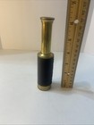 Vintage Brass And Leather Covered Spyglass Telescope 