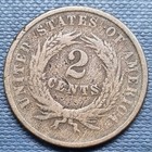 1864 Two Cent Piece 2c Type Coin Better Grade  96893