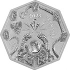 2025 Germania Witchcraft Herbalist 1 Oz Silver Bu Octagonal Coin