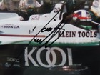 Signed Autographed 14 X 11 Photo Indy 500 Race Car  Driver Dario Franchitti