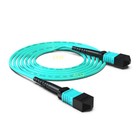 1-40m Mpo Female To Mpo Female Om3 Fiber Optic Patch Cord 8 12f Type B Mtp Lot