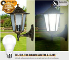 4-pack Dusk To Dawn Light Bulbs Outdoor 75 Watt Equivalent  Automatic On off Sen