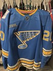 Authentic Brandon Saad Game Worn Used Hof Jersey St  Louis Blues Signed Coa