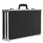 35 Slots Aluminum Watch Display Case Lockable Watch Jewelry Storage Showing Box