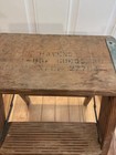 Vintage Wooden Folding 2 Step Stool Library Ladder Rustic Industrial Fairview Nj
