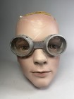 Vintage British Dispatch Rider Goggles Motorcycle Pilot Wwii Military Issue Orig