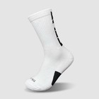 Nike Elite Crew Basketball Socks Crew White black Dri Fit Mens 8-12 Size L