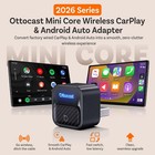 Ottocast Mini Core Wireless Apple Carplay Android Auto Adapter Usb Dongle button