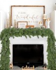 6ft Artificial Pine Christmas Garland Winterery Garland For Holiday Green