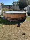Xx1766   16 Foot Round Above Ground Pool With All Accessories   Excellent 
