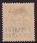 British Levant Edvii Sg19  1pi 30pa On 4d Brown-orange  Mounted Mint  Cat   23 