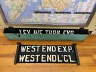 Ny Nyc Subway Roll Sign Small Font West End Express Local Manhattan Bmt Standard