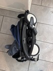 Stokke Yoyo3 Travel Stroller  Easy Fold  Black france Blue