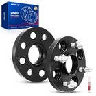  4x100 Wheel Spacers 15mm 4 Lug Black 4x100 -54 1mm -m12x1 5 -15mm Thick -2pcs