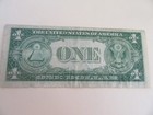  1 00 1935 E Silver Certificate Note Circulated Blue Seal-serial   B 86046678 I