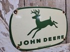 Rare Vintage John Deere Porcelain Sign 1962 Tractor Farming Farm Equipment 12 