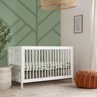 Crib 4-in-1 Convertible Gelato White Washed Natural Babyletto M12901wnx