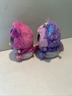 Lot Of 2 Bird Baby Hatchimals Hatchibabies  Plush Light-up 6  Toy  Works 