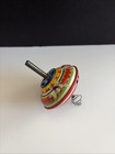 Vintage 1950 s Tin Litho Toy 3    Spinning Top Cowboy Bucking Bronco Horse