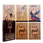 Tarot Cards Egyptian Gods Oracle Cards English Version For Female Girls Board Ga