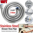10 Ft Shower Hose Shower Head 3m Super Long Stainless Steel Extension Water Tube