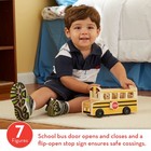 Melissa   Doug School Bus Wooden Play Set With 7 Play Figures