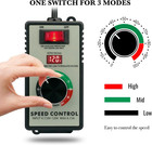 Ac Motor Variable Speed Controller 120v 15a 4000w With Overload Protection Switc