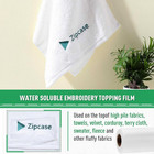 Wash Away Water Soluble Embroidery Stabilizer Backing   Topping 12     X 50 Yd Rol