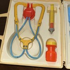 Vintage Fisher Price Medical Kit  Doctor Play Set Toy Complete Read