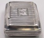 W  Pugh English Georgian Sterling Silver 1816 Snuff Box