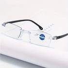 6pcs Ultra-light Rimless Reading Glasses For Men   Women - Hd Presbyopic Readers