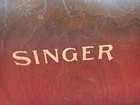 Vintage Singer Sewing Machine 99 128 Bentwood 3 4 Size Carrying Case Lid Only  2