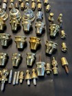 Massive Lot Of Beer Tap Ferrules   Finials  Hanger Bolts  Assorted Sizes metals