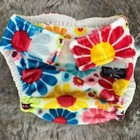 The Eli Monster Floral Hippie Snap Loop Cover Soft Cloth Diaper
