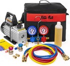  Hvac Air Vacuum Pump 3cfm 1 4hp  r134a Manifold Gauge   3cfm 1 4hp Vacuum Pump