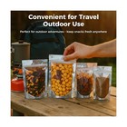 Circloophs 600 Pack Mylar Food Storage Bags - Large Resealable