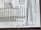 Pencil Sketch Drawing  Original Old Street In London  Concept Art For Local Play