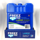 Freez Pak Large Icicle Reusable Camping cooler Ice Pack Substitute Blue  2 Pack