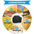 Bbq Gas Grill Cover 57 Inch Barbecue Waterproof Outdoor Heavy Duty Uv Protection